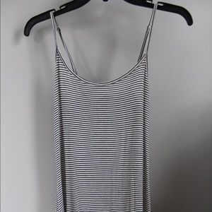 brandy stripped dress/ cover up